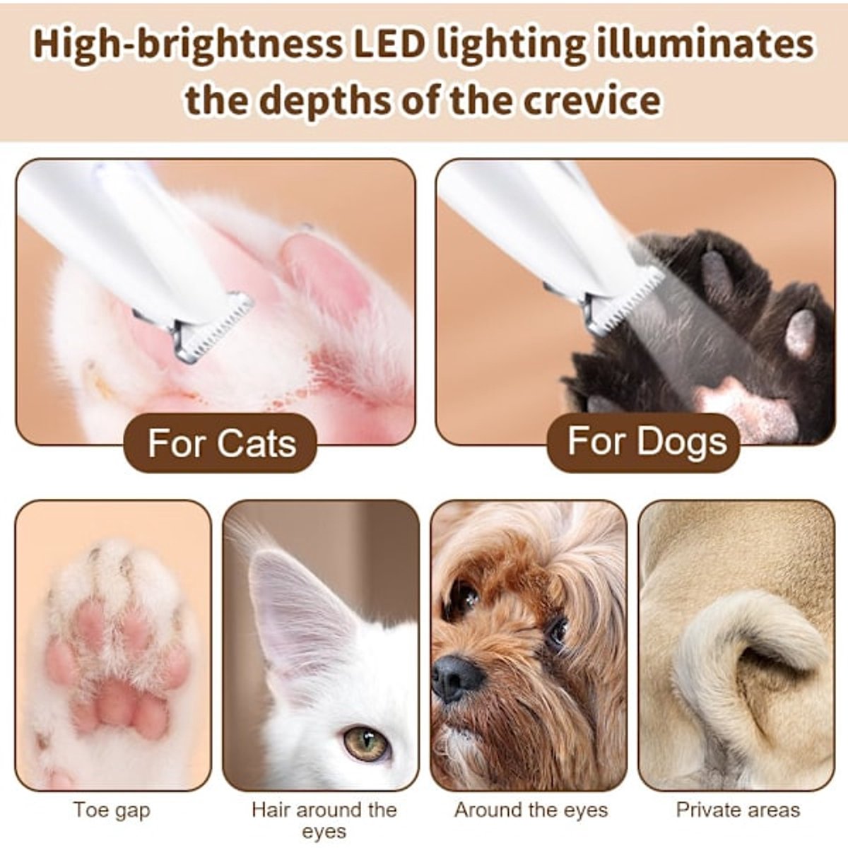 Dog Groomer - Paw Trimmer - Paw Trimmer - Pet Hair Trimming - Product image 5