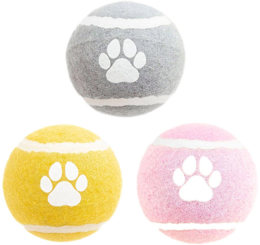 Dog Toys - 3-pack - Dog Puzzle - Interactive - sturdy elastic felt dog balls for retrieving - interactive dog toy - Main product image