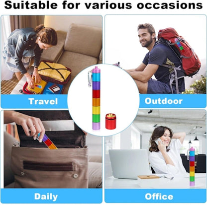 Small travel pill box - 7 compartments - waterproof - airtight - Product image 4