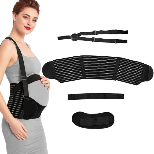 Abdominal Support Band - Pregnancy - Black XXL - Main product image