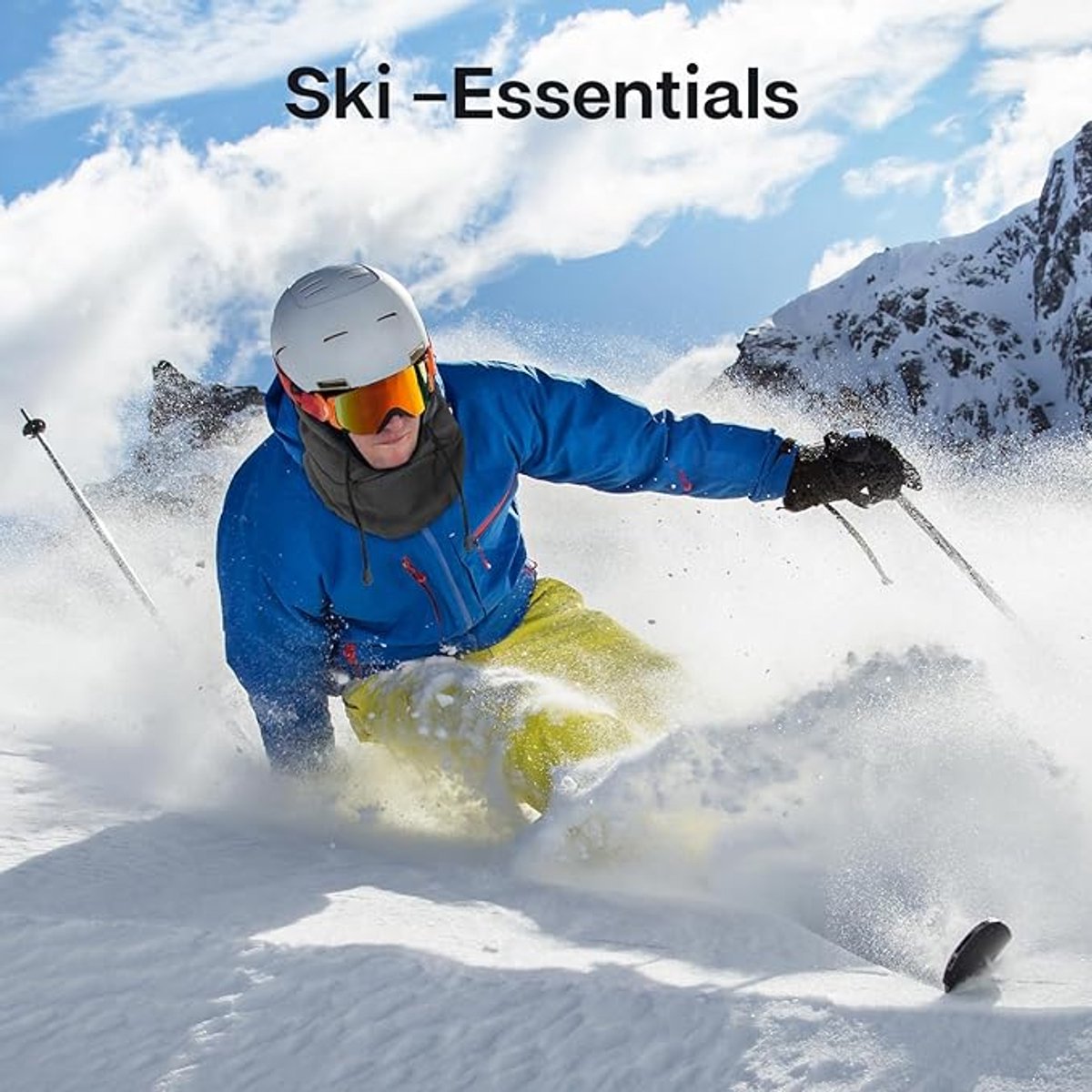 Hooded Scarf - Drawstring Scarf - Windproof Face Mask - Warm Face Mask - Scarf - Black - Motorcycle Neck Warmer - Suitable for winter activities such as skiing, running, cycling, motorcycling, picnicking and mountaineering. - Product image 4