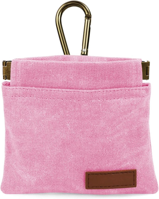 Pet Training Pouch - Dog Treat Pouch - Portable Pet Walking Bag - Suitable for Travel or Outdoor Activities (Pink) - Main product image