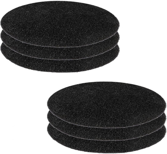 Kitchen Compost Bin Filters - 6-Pack Replacement Countertop Compost Bin Filters - Round 6.7 Inches
