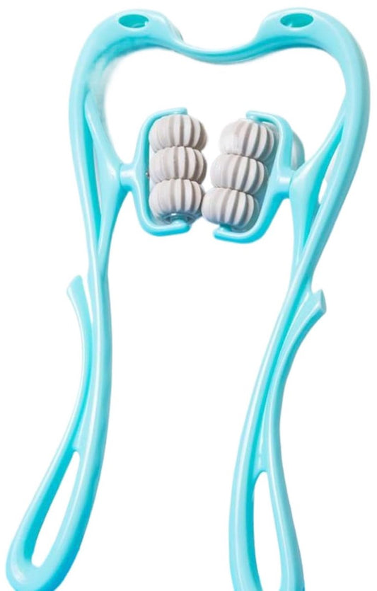 Cervical Massager - Manual Neck Clamp and Neck Kneader - Portable Meridian Roller for Home Use - Main product image