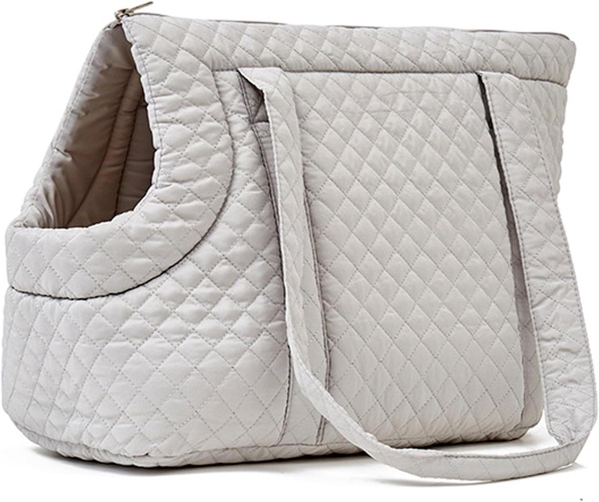 Pet Carrier - Small Portable Pet Carrier - Lightweight Cotton Winter Pet Carrier - Take Your Pet With You - Suitable for Cats, Puppies and Kittens - Main product image