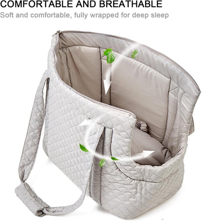 Pet Carrier - Small Portable Pet Carrier - Lightweight Cotton Winter Pet Carrier - Take Your Pet With You - Suitable for Cats, Puppies and Kittens - Product image 7