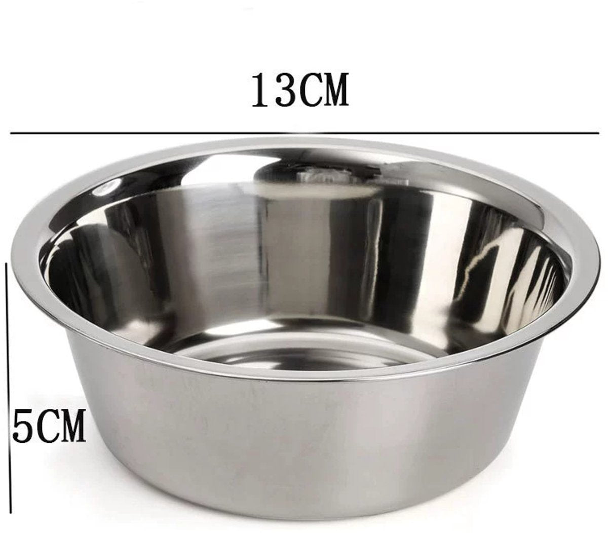 4-Pack Stainless Steel Food and Water Bowls for Cats and Dogs - Pet Food and Water Bowls - Pet Bowls - For Large, Medium, and Small Dogs - Kitten Bowls - Puppy Bowls - Product image 2