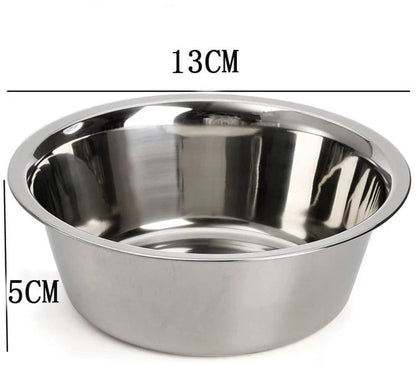 4-Pack Stainless Steel Food and Water Bowls for Cats and Dogs - Pet Food and Water Bowls - Pet Bowls - For Large, Medium, and Small Dogs - Kitten Bowls - Puppy Bowls - Product image 2