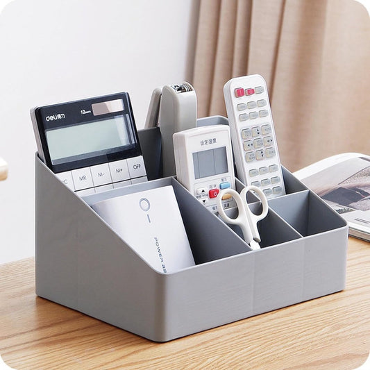 Makeup Storage Box - Thick Square Makeup Box with Multiple Grids - Multifunctional Storage Box for Office - Cosmetics Storage Box - Main product image