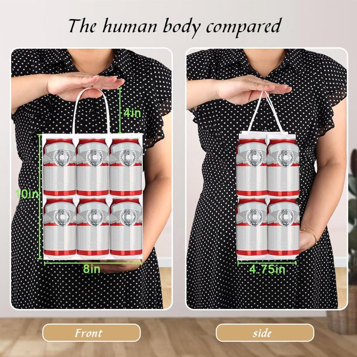 Pack of 20 - Size 21*11*27cm, Medium White Kraft Paper Bags with Handles - Gift Bags, Craft Bags, Shopping Bags, Shopping Bags, Birthday Gift Bags, Wedding Bags, Business Bags - Product image 3