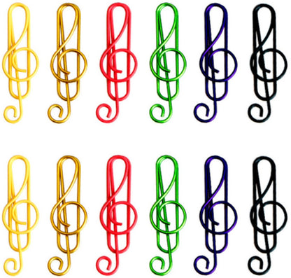 Paperclips - Note Shape - Metal Paperclips - Office Supplies - Folders - Writing Instruments - 100 Pieces - Main product image