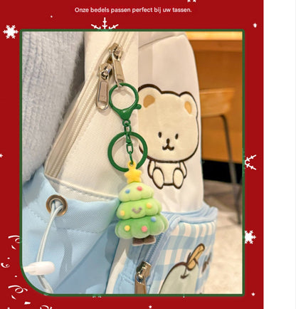 Keychains - Christmas Keychains - Pendants - Christmas Decorations - Christmas Tree Keychains - Christmas Gifts - Bag Charms - Christmas Gifts - Birthday Gifts - Green - Main product image