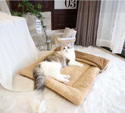Dog Bed - Cat Bed - Dog Mat - 2-in-1 Warm Cat Bed - Pet Bed - Cat Sofa - Cat - Soft and Fluffy - 70*50cm - Product image 5
