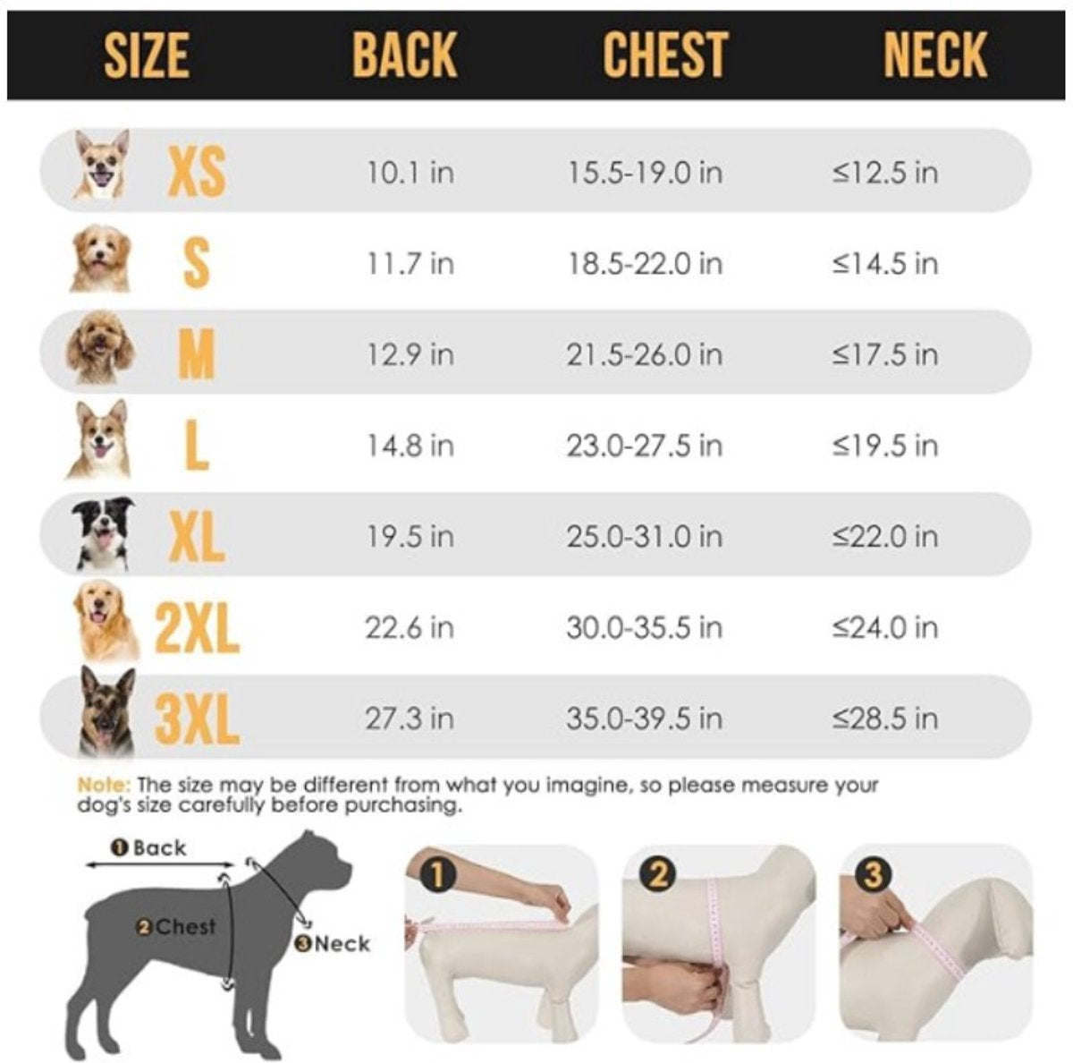 Dog Raincoat - Adjustable - Transparent Hood - Double Layer Dog Raincoat - Reflective Stripes - Storage Compartment - Dog Poncho - Size Large - Product image 4