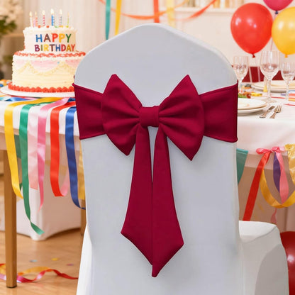 Chair Covers - 2 pieces - Christmas bow on chairs - Christmas accessories - Chair covers for home - Suitable for holidays - Parties - Weddings - Outdoor kitchens - Restaurants - Hotels - Product image 4