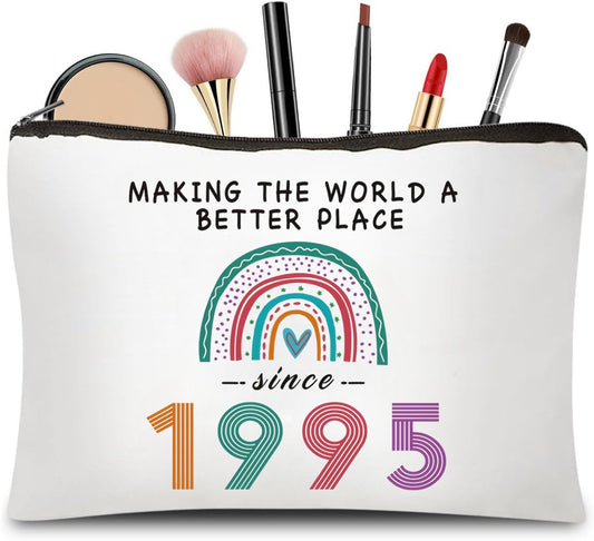 Makeup Bag - Storage Bag - Birthday Makeup Bag - Women's Makeup Bag - For Women, Girls, Girlfriends, Party Gifts - Pencil Storage Bag - Toiletry Bag (1995) - Main product image