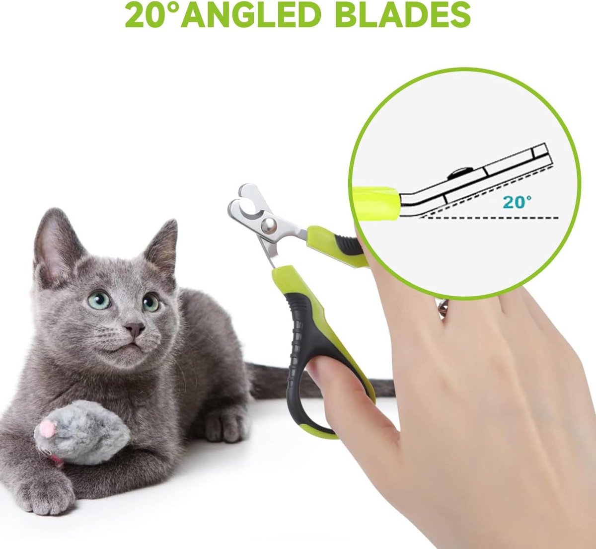 Pet Nail Clippers - Professional Pet Nail Clippers - Scissors - Stainless Steel - Cat Nail Clippers - Suitable for Small Dogs, Puppies, and Cats - Product image 7
