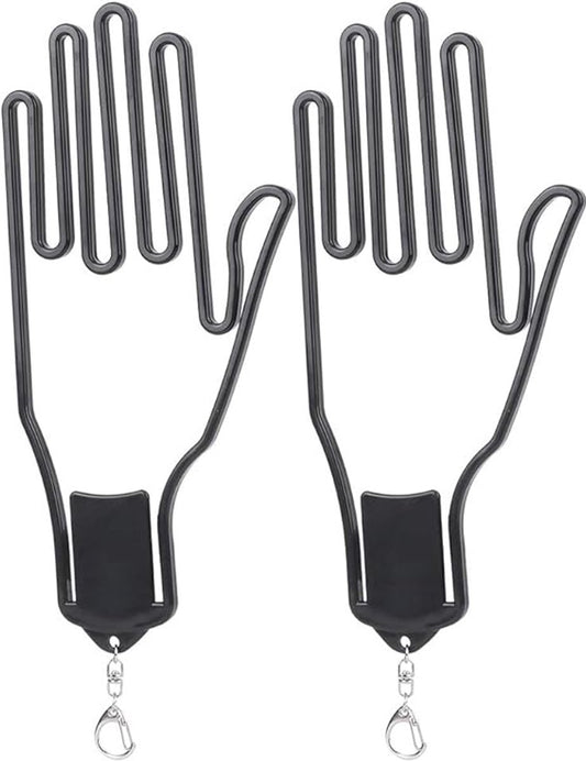 2-Pack Glove Supports - Black Plastic Frame to Prevent Deformation - For Golf & Outdoor Gloves - Main product image