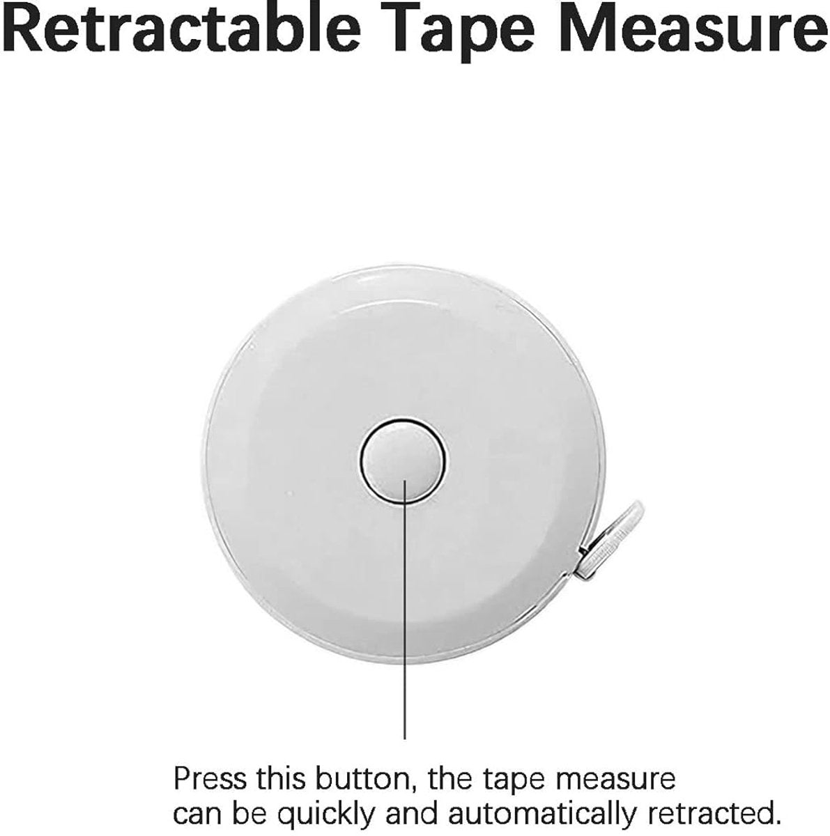 Measuring Tape - 3-Pack - Extendable Measuring Tape - Double-Sided Flexible Measuring Tape - Suitable for Measuring Body Sizes - 60 Inches (1.5 Meters) - Can Be Used for Sewing Fabrics, Making Clothes, Etc. (Macaron Blue, Pink, Green) - Product image 3