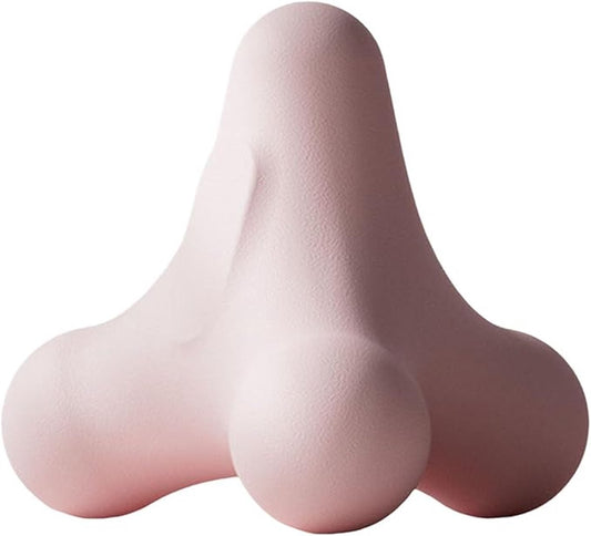 Massage Balls - 1 item - Shiatsu massage device - Massage balls with relief points - Trigger point exercise balls - Exercise ball - Massages shoulder, neck, waist and hand muscles (Pink) - Main product image