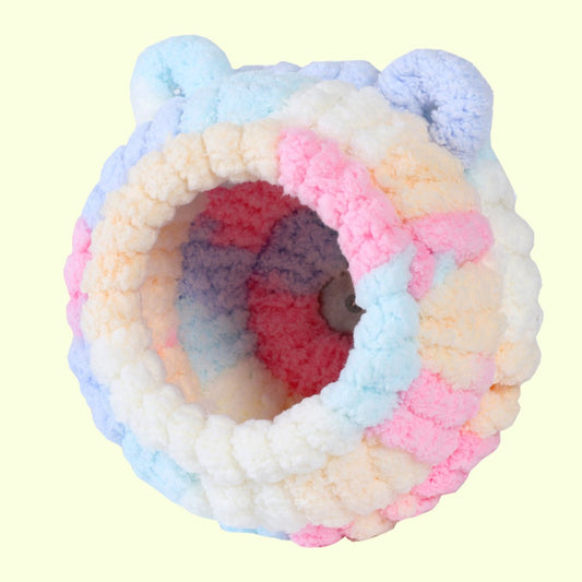 Birdhouse - Indoor Bird Nest - Plush Bird Nest - Winter Bird Nest - Comfortable Nest - Suitable for birds, parrots, hamsters and other small pets (Rainbow) - Main product image