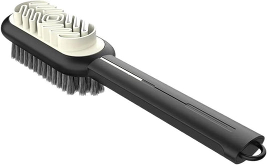 Shoe Brush - 2-in-1 Matte Shoe Brush - Soft Cleaning Brush - Silicone Brush - Provides optimal care for suede and leather shoes. - Main product image