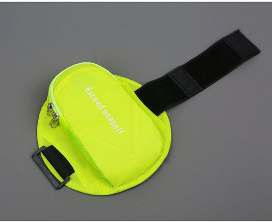 Sports Bag - Running Armband - Phone Holder for Running - Reflective Sports Accessories - With Adjustable Shoulder Strap - Suitable for Running, Camping and Hiking (Vegetable) - Main product image