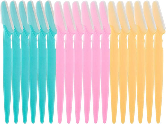 Eyebrow Shaping Tools - Eyebrow Shavers - Safe Facial Hair Removal with Razor and Trimmer - 18 Items - Main product image