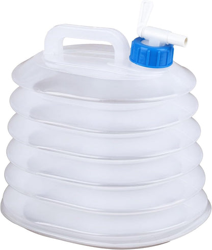 Camping Water Bag - Collapsible Water Bottle - Portable Water Bucket - 10 Liter Capacity - With Tap - Lightweight and Durable - Suitable for Camping, Hiking and Outdoor Adventures - Main product image