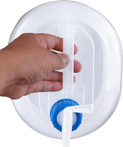 Camping Water Bag - Collapsible Water Bottle - Portable Water Bucket - 10 Liter Capacity - With Tap - Lightweight and Durable - Suitable for Camping, Hiking and Outdoor Adventures - Product image 2