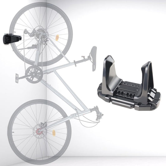 Bicycle Wall Mount - Up to 60 kg Load Capacity - For Tires 27-83 mm - Space-Saving Suspension for Garage & Home - Main product image