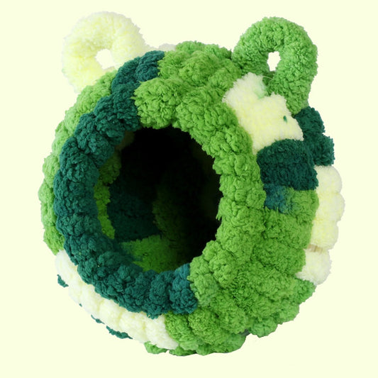 Birdhouse - Indoor Bird Nest - Plush Bird Nest - Winter Bird Nest - Comfortable Nest - Suitable for birds, parrots, hamsters and other small pets (Forest) - Main product image