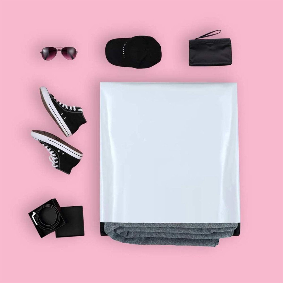 100-pack - Lightweight - High Strength - Logistics Packaging Bags - Self-Adhesive - Waterproof (32*45cm) - Product image 2