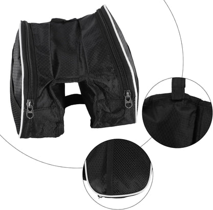 2 artikelen - Fietsstuurtassen - Waterdichte fietsframe-stuurtassen - Fiets bovenbuistassen - Fietsuitrusting - Product image 5