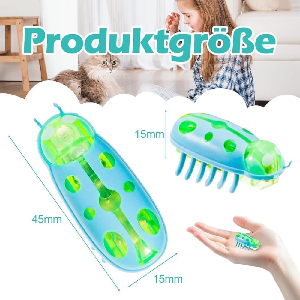 7/4-piece interactive pet toy - electric pet toy, mini beetle, interactive small insect, toy for cat and dog - Product image 5