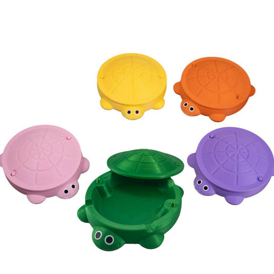 Mini Turtle Sandbox Desk Toy with  Small Tools, Mini Zen Garden Fidget Stress Relief Toys for Adults and Kids, Desktop Decor Accessories for Home and Office - Main product image