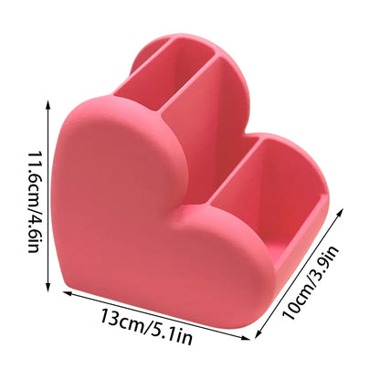 These adorable 3D-printed heart-shaped cosmetic and desktop organizers are perfect for keeping your space tidy while adding a decorative touch. - Product image 2
