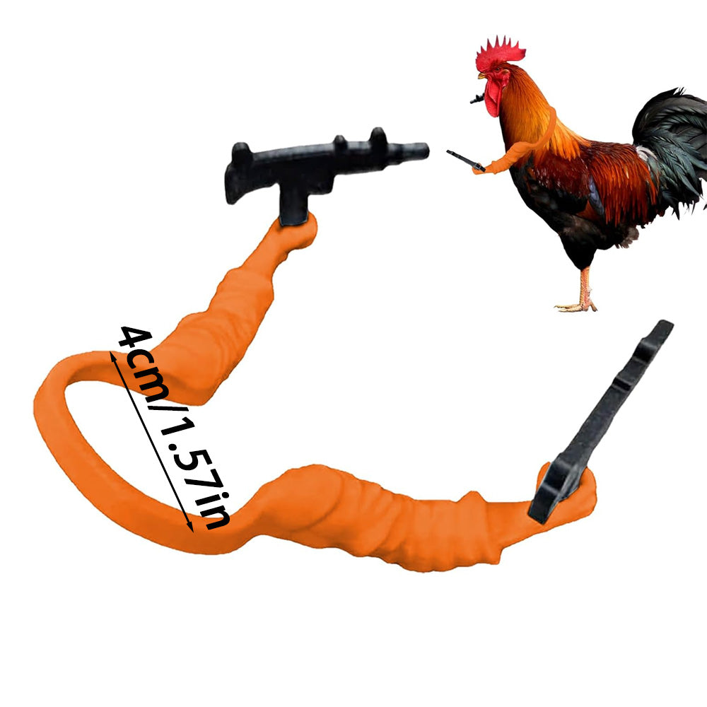 Chicken arms with Guns,Fun, Durable, Rooster Pistol Party, Perfect for Parties, Photoshoots and Pranks Costumes for Chickens to wear(White) - Product image 5