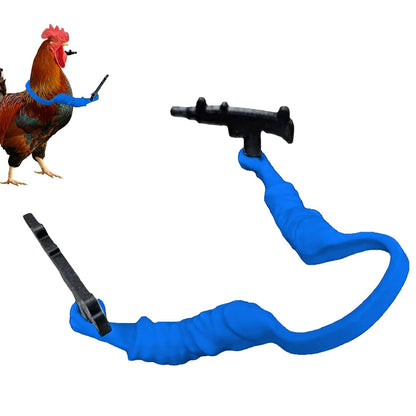 Chicken arms with Guns,Fun, Durable, Rooster Pistol Party, Perfect for Parties, Photoshoots and Pranks Costumes for Chickens to wear(White) - Product image 6
