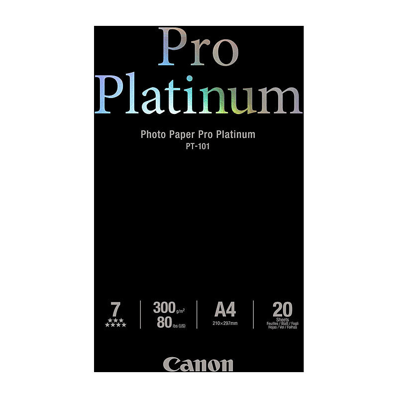 CANON A4 Pro Platinum 20sh - Main product image
