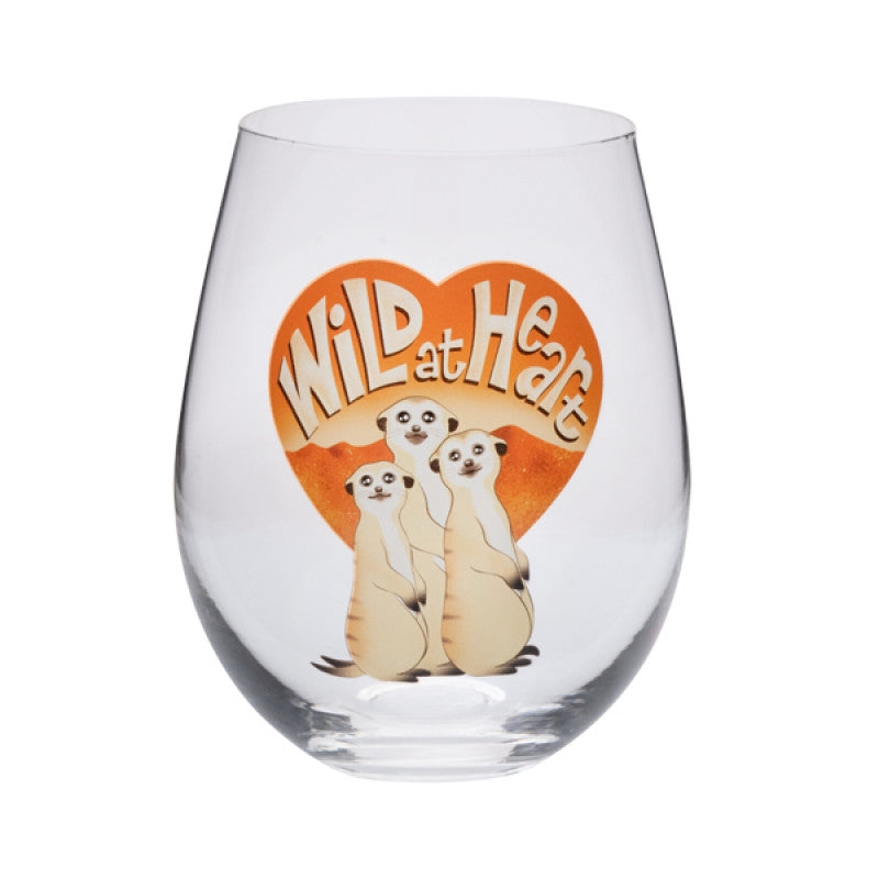 Stemless Wine Glass Meerkat - Main product image