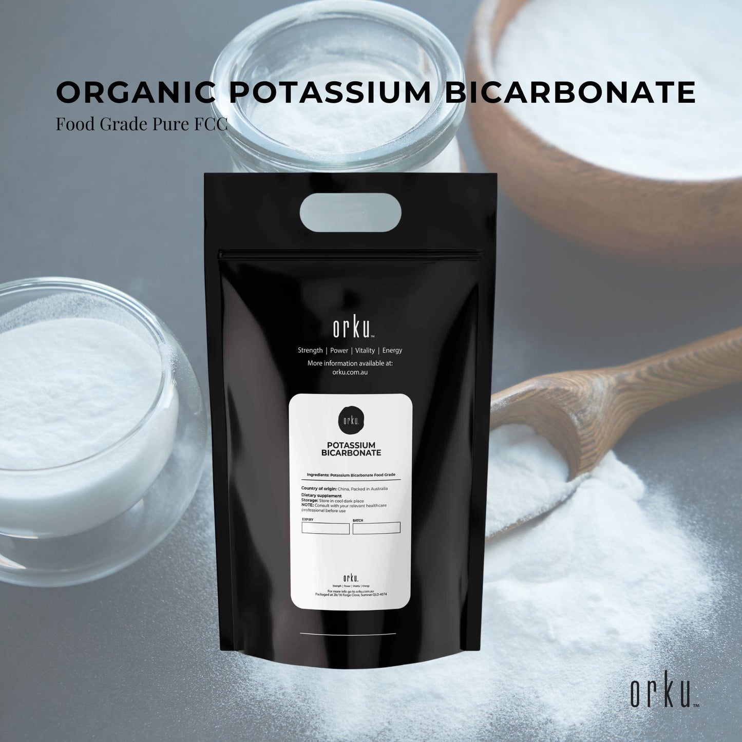 Bulk 10Kg Organic Potassium Bicarbonate Powder Food Grade FCC for Brewing Baking - Product image 4