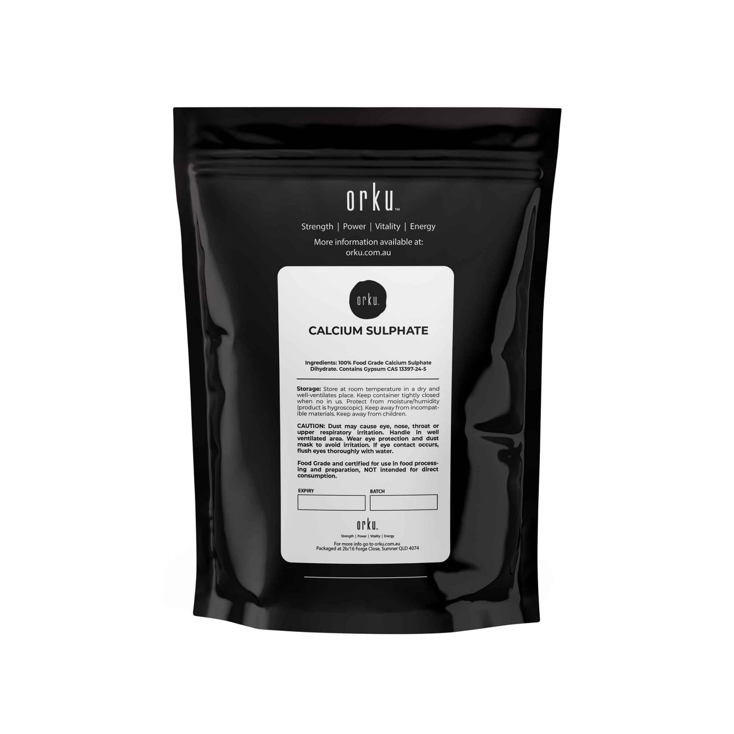 1Kg Calcium Sulphate Gypsum Powder -  Food Grade Hydrous Sulfate - Product image 2