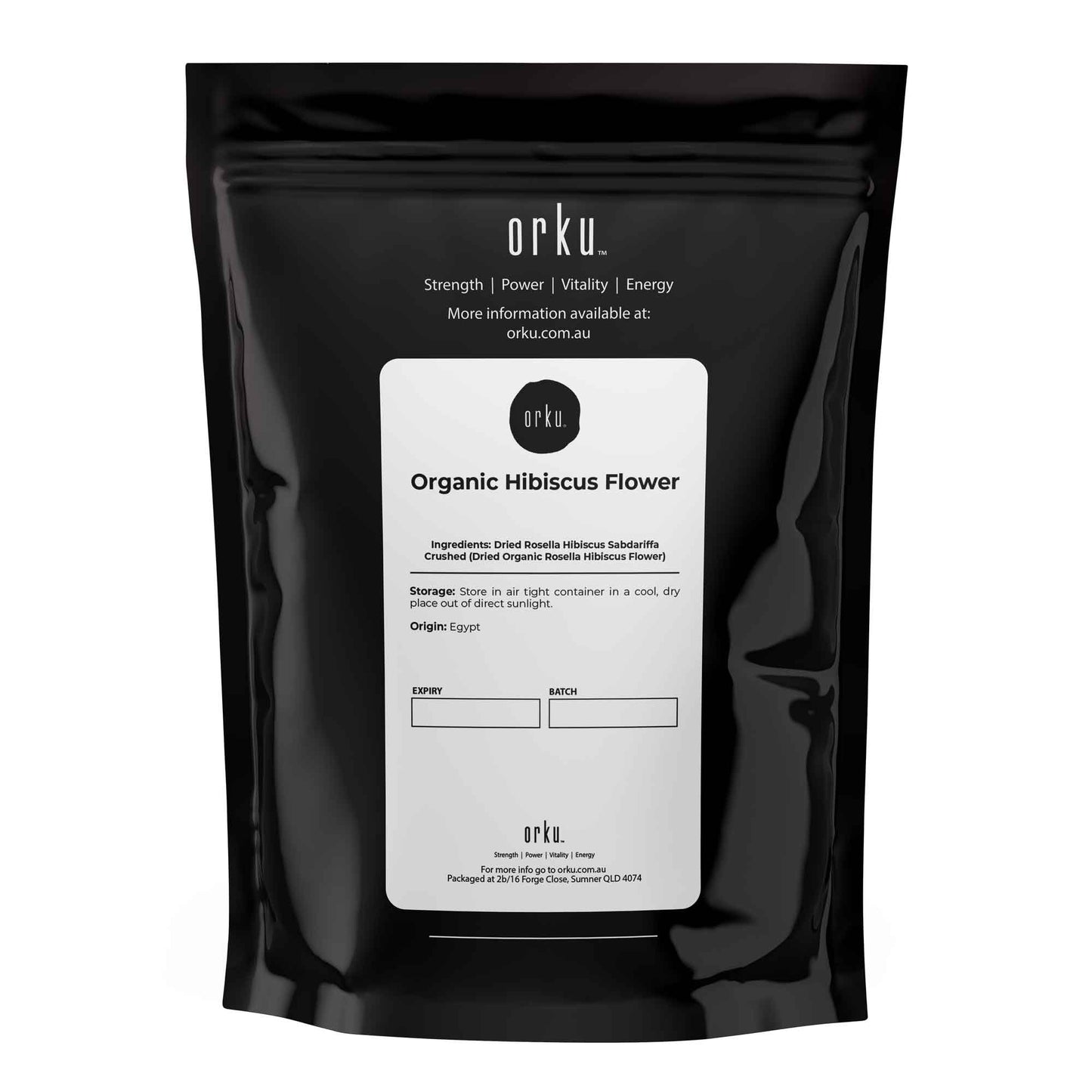 250g Organic Hibiscus Rosella Flower Crushed - Dried Herbal Tea Supplement - Product image 2