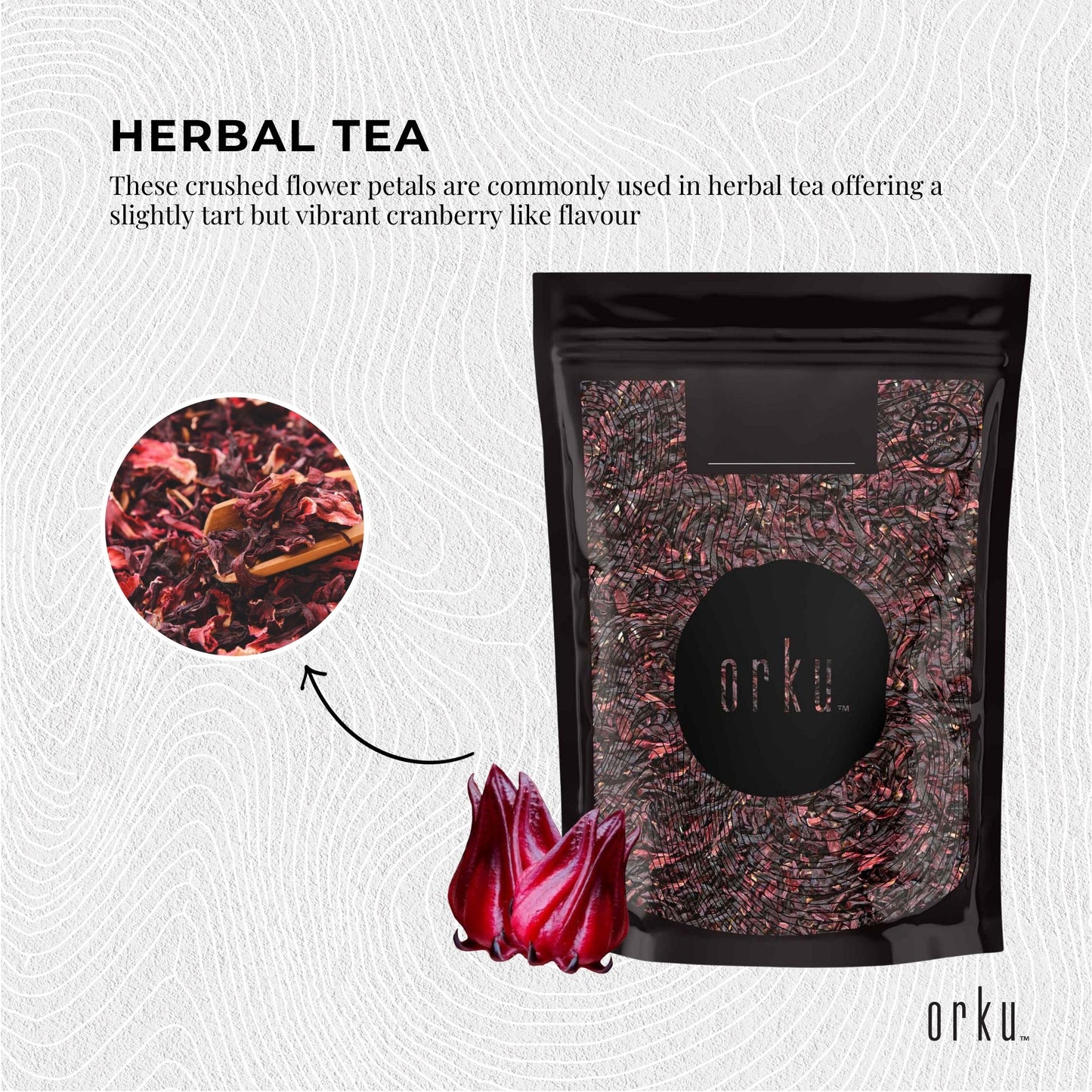 250g Organic Hibiscus Rosella Flower Crushed - Dried Herbal Tea Supplement - Product image 6