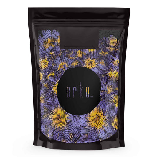 Orku 100g Dried Blue Lotus Flowers - Whole Open Lily Nymphaea Caerulea - Main product image