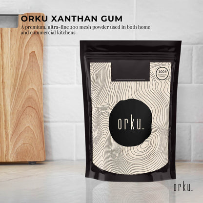 Orku 2Kg Xanthan Gum Thickener Pure Fine Powder 200 Mesh FCC E415 Food Additive - Product image 2