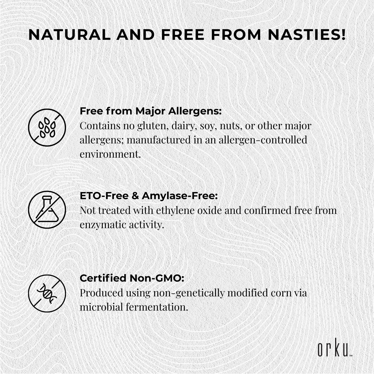 Orku 2Kg Xanthan Gum Thickener Pure Fine Powder 200 Mesh FCC E415 Food Additive - Product image 8