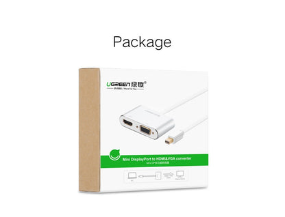 UGREEN Mini DP to HDMI/VGA converter Silver (20421) - Product image 2