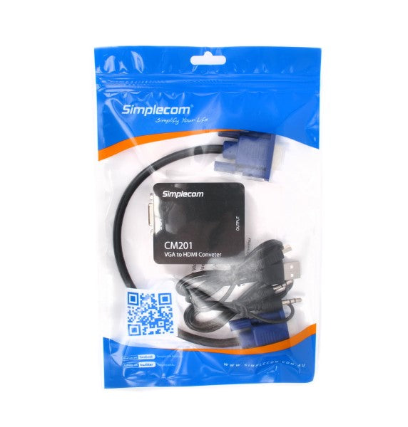 Simplecom CM201 Full HD 1080p VGA to HDMI Converter with Audio - Product image 3